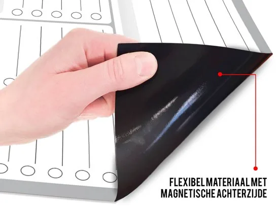 Brute Strength - Magnetisch Weekplanner whiteboard (4) - 53 x 34 cm - Planbord - Familieplanner - Gezinsplanner - To Do Planner thumbnail 6