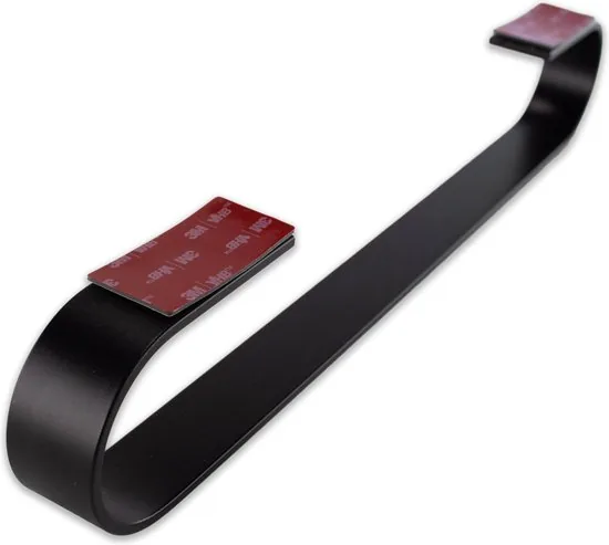 Handdoekhouder - 40 cm - Zelfklevend handdoekrek - Handdoekrek zwart - Handdoekrek badkamer - Handdoekstang -Gastendoekhouder - Handdoekhouders thumbnail 5