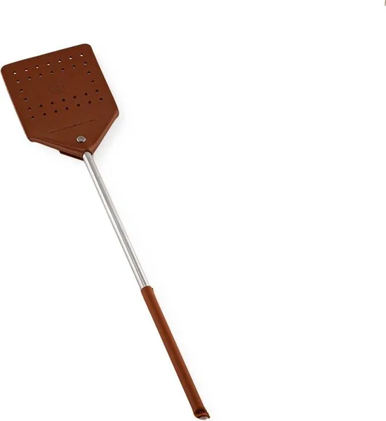 Brute Strength - Leren vliegenmepper - Cognac - 1 stuk - Vliegenvanger - Vliegenmeppers - Leer thumbnail 4