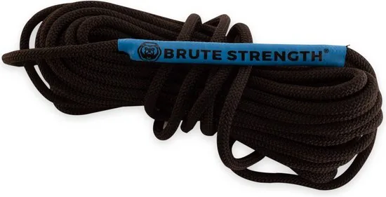 Paracord - Touw - 6 mm - 20 meter - Zwart - 400 kg trekkracht thumbnail 2