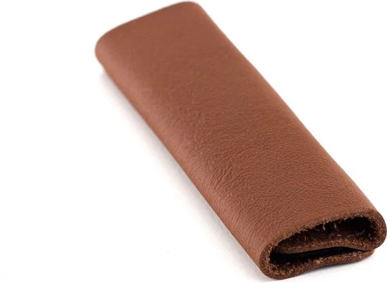Brute Strength - Leren Handvat Beschermer - 4 stuks - Cognac - Leer - Bagage organizer - Reis tas accessoire thumbnail 3