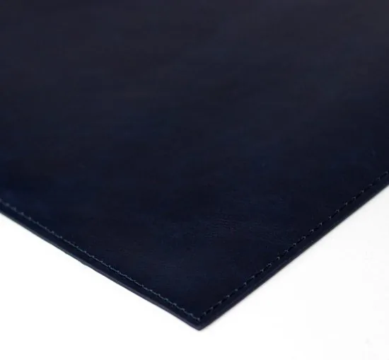 Brute Strength - Luxe Bureau Onderlegger Kunstleer - Donkerblauw - Bureau Organizer - 80x40 cm - Thuiswerken - Bureaumat thumbnail 3
