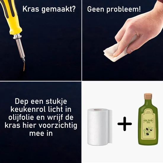 Brute Strength - Luxe Bureau Onderlegger Kunstleer - Donkerblauw - Bureau Organizer - 80x40 cm - Thuiswerken - Bureaumat thumbnail 8