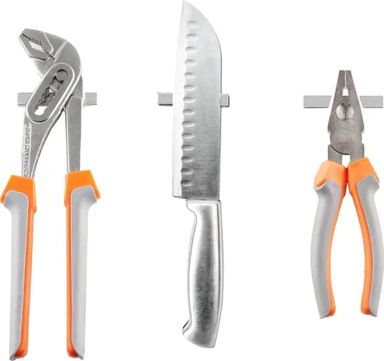 Brute Strength - Super sterke zelfklevende 3M magneetstrip - Vierkant - 60 x 10 x 4 mm - 10 Stuks - Messenmagneet - Blokmagneet thumbnail 5