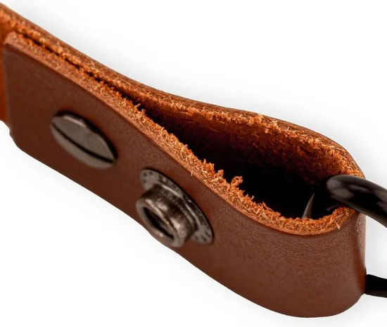 Brute Strength - Multifunctionele Haak Met Lederen Lus - Cognac - 4 stuks - Kapstokhaak - Kampeerhaak - Leer thumbnail 6