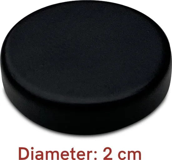Brute Strength - Super sterke magneten - Rond - 20 x 5 mm - 40 Stuks - Zwarte magneten - Neodymium magneet sterk thumbnail 2