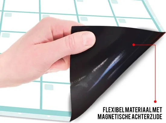 Brute Strength - Magnetisch Weekplanner whiteboard (5) - 91 x 67 cm - Planbord - Familieplanner - Gezinsplanner - To Do Planner thumbnail 5