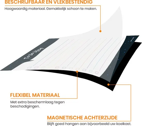 Brute Strength - Magnetisch Weekplanner whiteboard (6) - A3-  Planbord - Familieplanner - Gezinsplanner - To Do Planner thumbnail 4
