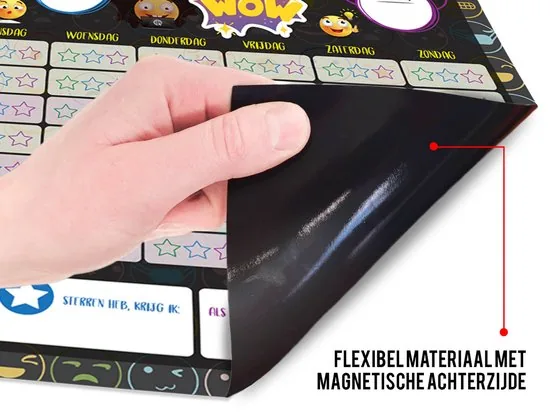 Brute Strength - Magnetisch Beloningssysteem (50) - A3 - Beloningskalender - Planborden - Weekplanner kind - Zindelijkheidstraining thumbnail 5