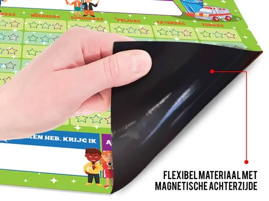 Brute Strength - Magnetisch Beloningssysteem (69) - A3 - Beloningskalender - Planborden - Weekplanner kind - Zindelijkheidstraining thumbnail 5