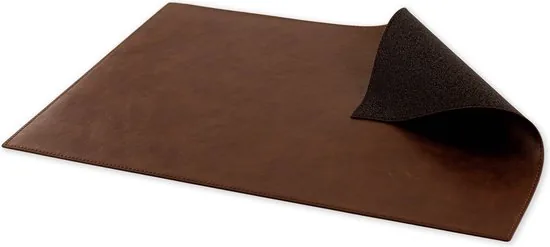 Brute Strength - PU Leren Placemats - Set van 6 stuks - Cognac - 43 x 30 cm - Onderleggers - Kunstleer Bordenmat thumbnail 10