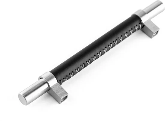 Brute Strength - Leren handgrepen - 128 mm hartafstand - 4 stuks thumbnail 4