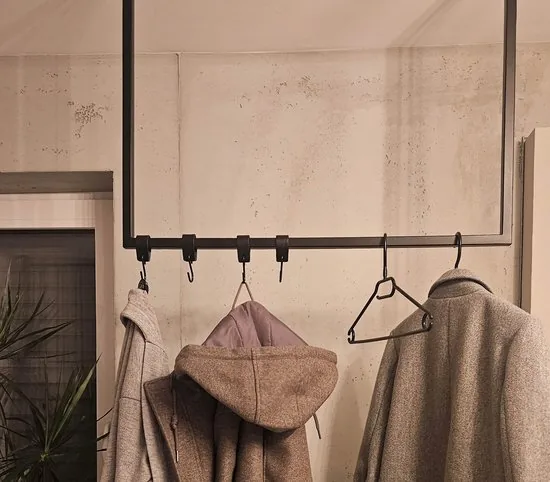 Brute Strength - Leren S-haak hangers - Zwart - 24 stuks - 12,5 x 2,5 cm - Zwart zilver - Leer thumbnail 8