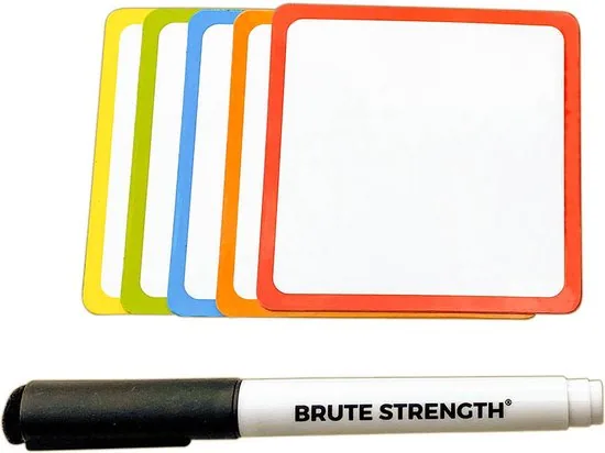 Whiteboard  Scrum Magneten met stift - 25 stuks - Mix - 5 kleuren kader - 7,5 x 7,5cm - Post it notes voor Magneetbord en Koelkast thumbnail 4