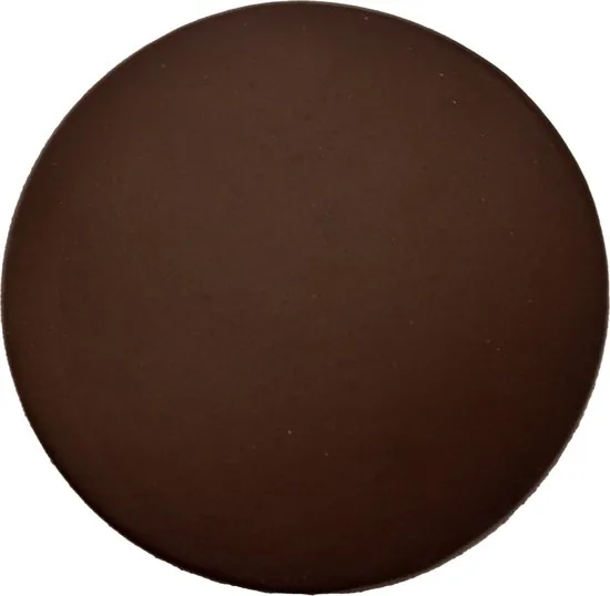 Brute Strength - Onderzetters voor glazen - Leer - Bruin - Rond - 10 stuks - Bruine leren onderzetters thumbnail 2