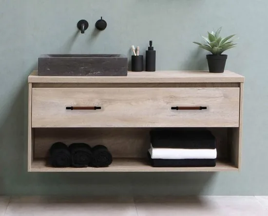 Brute Strength - Leren handgrepen - 128 mm hartafstand - 12 stuks thumbnail 3