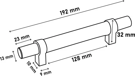 Brute Strength - Leren handgrepen - 128 mm hartafstand - 12 stuks thumbnail 9