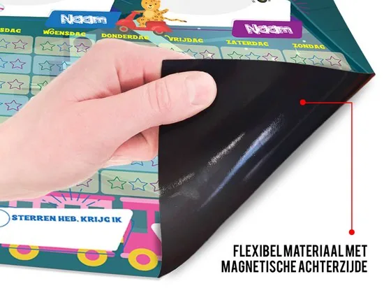 Brute Strength - Magnetisch Beloningssysteem (68) - A3 - Beloningskalender - Planborden - Weekplanner kind - Zindelijkheidstraining thumbnail 5
