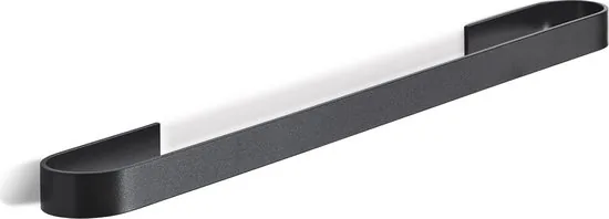 Handdoekhouder - 60 cm - Zelfklevend handdoekrek - Handdoekrek zwart - Handdoekrek badkamer - Handdoekstang -Gastendoekhouder - Handdoekhouders thumbnail 1