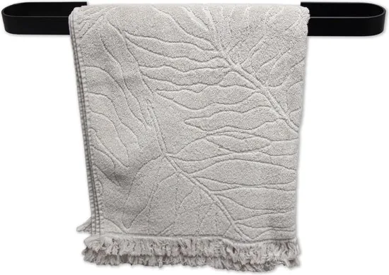 Handdoekhouder - 60 cm - Zelfklevend handdoekrek - Handdoekrek zwart - Handdoekrek badkamer - Handdoekstang -Gastendoekhouder - Handdoekhouders thumbnail 5