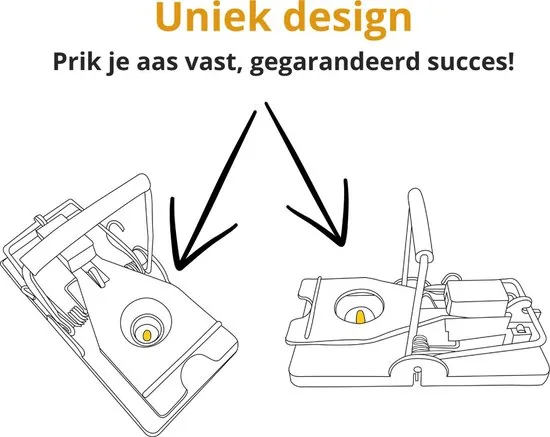 TWILG Muizenval - Muizenvallen - Muizenklem binnen en buiten - 18 stuks - Mouse trap - Muizengif Alternatief thumbnail 4