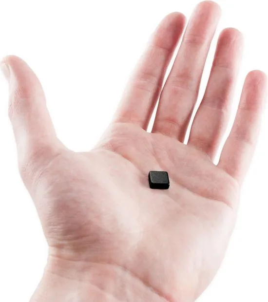 Brute Strength - Super sterke magneten - Vierkant - 10 x 10 x 4 mm - 60 Stuks - Zwarte magneten - Neodymium magneet sterk thumbnail 2