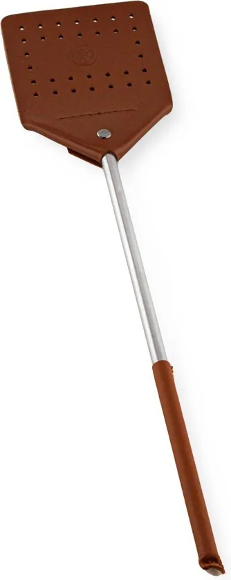 Brute Strength - Leren vliegenmepper - Cognac - 2 stuks - Vliegenvanger - Vliegenmeppers - Leer thumbnail 4