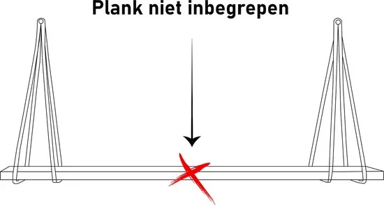 Leren plankdragers gesplitste draden - Grijs - 2 stuks - Echt lederen planken dragers thumbnail 9