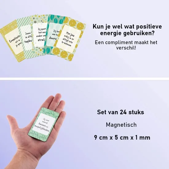 Brute Strength - Complimenten kaartjes - Magnetisch - Voor volwassenen - 24 stuks - Positiviteit - Complimentenkaartjes collega's thumbnail 5