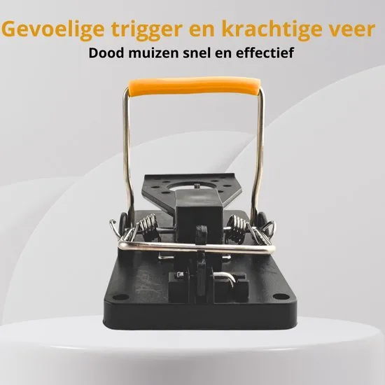 TWILG Muizenval - Muizenvallen - Muizenklem binnen en buiten - 6 stuks - Mouse trap - Muizengif Alternatief thumbnail 6