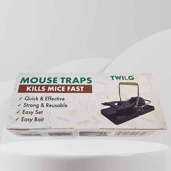 TWILG Muizenval - Muizenvallen - Muizenklem binnen en buiten - 6 stuks - Mouse trap - Muizengif Alternatief thumbnail 8