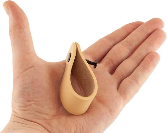 Leren handgrepen - Naturel - 12 stuks - 16,5 x 2,5 cm - incl. 3 kleuren schroeven - Handgrepen leer - Leren meubelgreep thumbnail 7