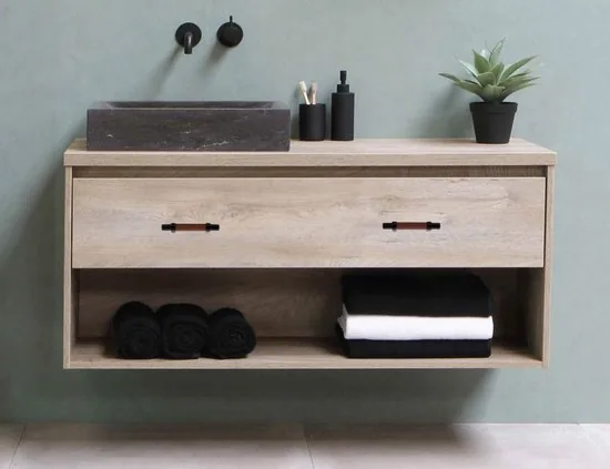 Brute Strength - Leren handgrepen - 76 mm hartafstand - 8 stuks thumbnail 3