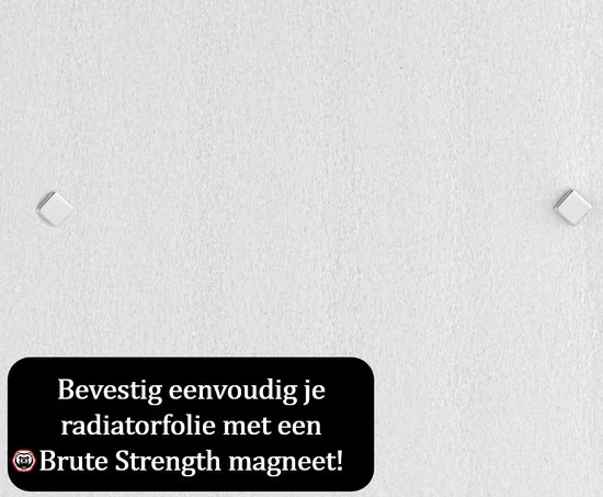 Brute Strength - Super sterke magneten - Vierkant - 10 x 10 x 4 mm - 40 Stuks - Geschikt voor radiatorfolie - Neodymium magneet sterk thumbnail 2