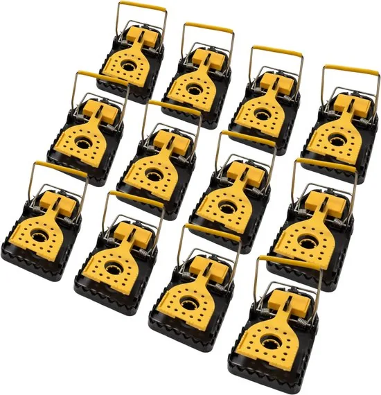 TWILG - Rattenval - Rattenklem - 12 stuks - Rattenvallen voor binnen en buiten - Rattengif en rattenvergif alternatief - Afbeelding 1