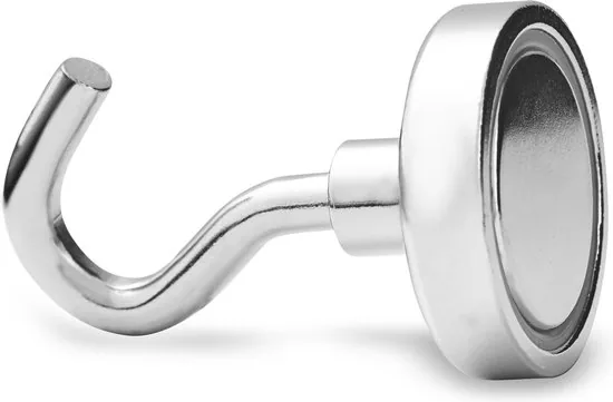 Brute Strength - Super sterke magnetische ophanghaakjes - 32 mm - 10 stuks - Ophanghaken - Magneet haakjes - Haak magneten thumbnail 4