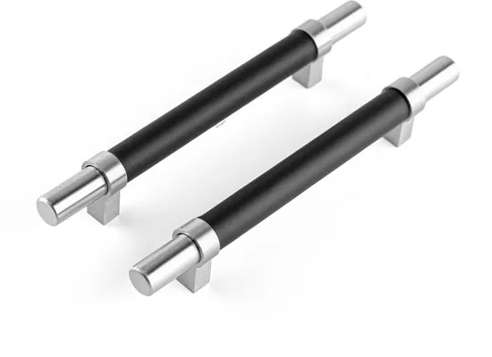 Brute Strength - Leren handgrepen - 128 mm hartafstand - 12 stuks - Afbeelding 1