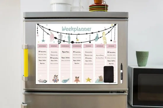 Brute Strength - Magnetisch Weekplanner whiteboard (30) - A3 - Planbord - Dagplanner kind - To Do Planner kinderen thumbnail 2