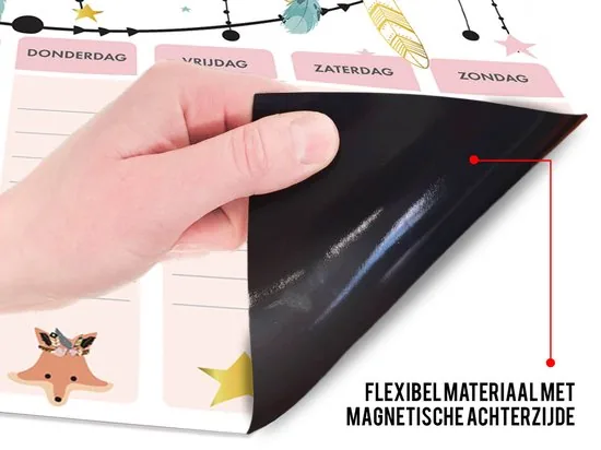 Brute Strength - Magnetisch Weekplanner whiteboard (30) - A3 - Planbord - Dagplanner kind - To Do Planner kinderen thumbnail 4