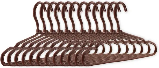 Brute Strength - Luxe leren kleerhanger - 6 stuks - Cognac - Luxe kledinghanger thumbnail 7