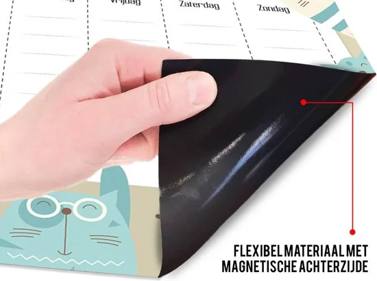 Brute Strength - Magnetisch Weekplanner whiteboard (39) - A3 - Planbord - Dagplanner kind - To Do Planner kinderen thumbnail 4