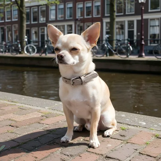 Brute Strength - Luxe leren halsband hond - Licht grijs - S - (26 - 33 cm) x 1,5cm thumbnail 7