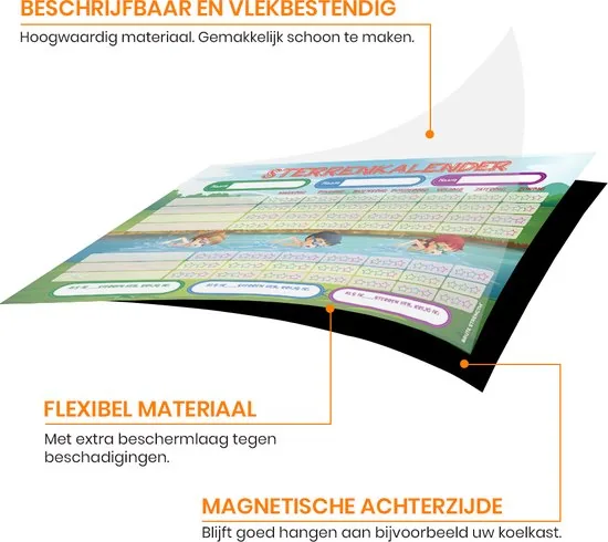Brute Strength - Magnetisch Beloningssysteem (52) - A3 - Beloningskalender - Planborden - Weekplanner kind - Zindelijkheidstraining thumbnail 5