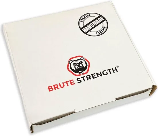 Brute Strength - Leren S-haak hangers - Vaalgroen - 24 stuks - 12,5 x 2,5 cm - Zwart zilver - Leer thumbnail 2