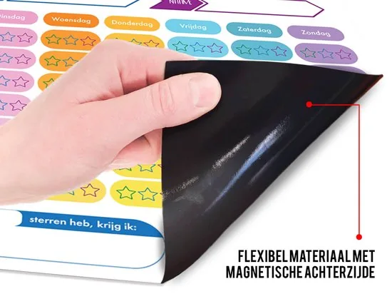Brute Strength - Magnetisch Beloningssysteem (42) - A3 - Beloningskalender - Planborden - Weekplanner kind - Zindelijkheidstraining thumbnail 6