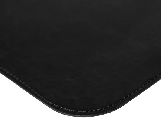 Brute Strength - Luxe Bureau Onderlegger Kunstleer - Zwart - Ronde hoeken - Bureau Organizer - 80x40 cm - Bureaumat thumbnail 2