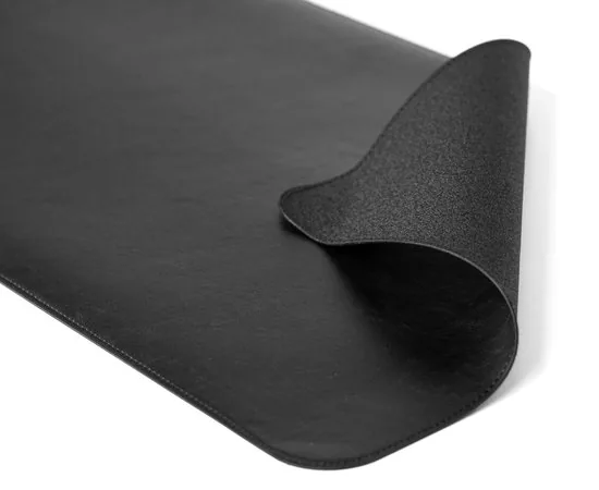 Brute Strength - Luxe Bureau Onderlegger Kunstleer - Zwart - Ronde hoeken - Bureau Organizer - 80x40 cm - Bureaumat thumbnail 3