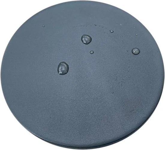 Brute Strength - Onderzetters voor glazen - Leer - Grijs - Rond - 14 stuks - Grijze leren onderzetters thumbnail 3