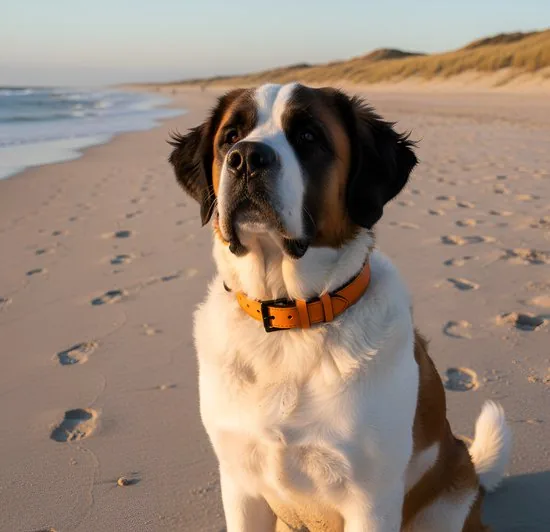 Brute Strength - Luxe leren halsband hond - Oranje - XXL - (66 - 73) x 3,5 cm thumbnail 10