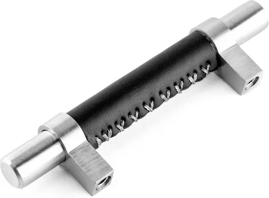 Brute Strength - Leren handgrepen - 76 mm hartafstand - 12 stuks thumbnail 4